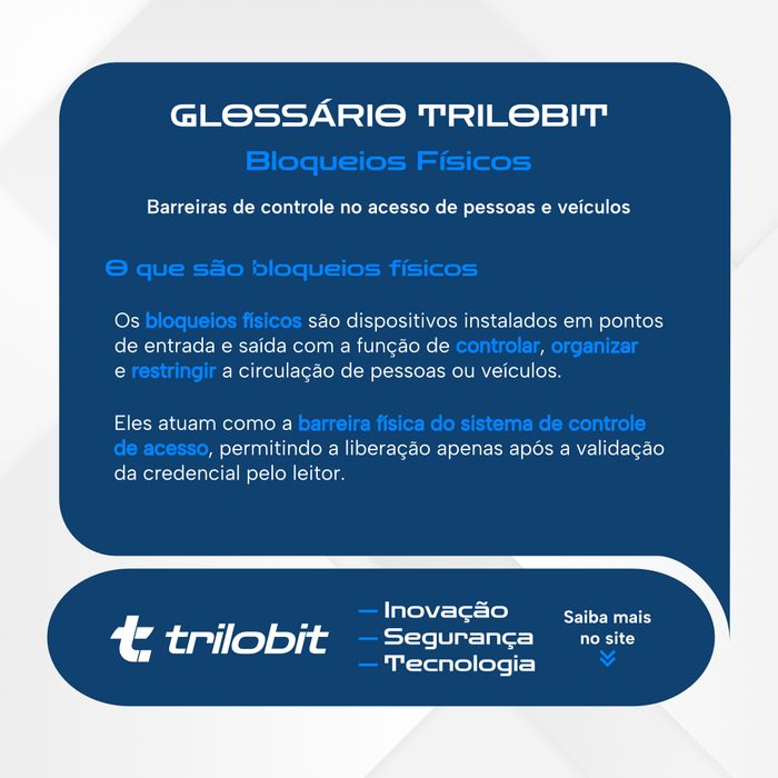 Bloqueios físicos