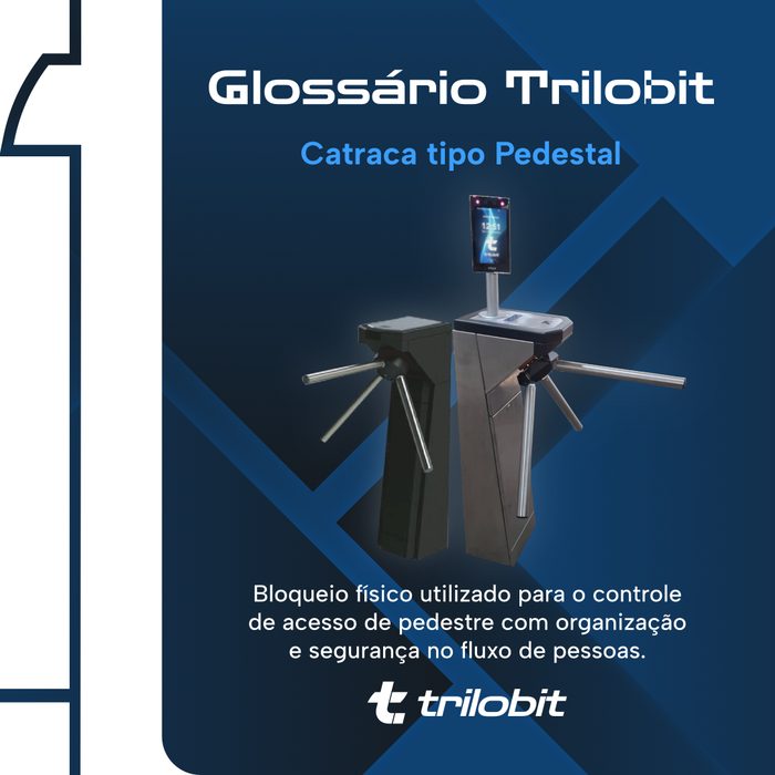 Catraca tipo pedestal