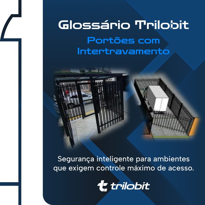 Portões com intertravamento